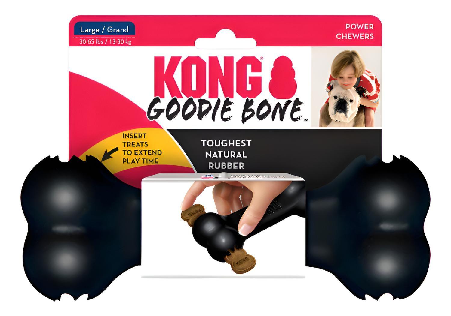 Kong Extreme Goodie Bone Hueso Rellenable Para Perro Talla L -0
