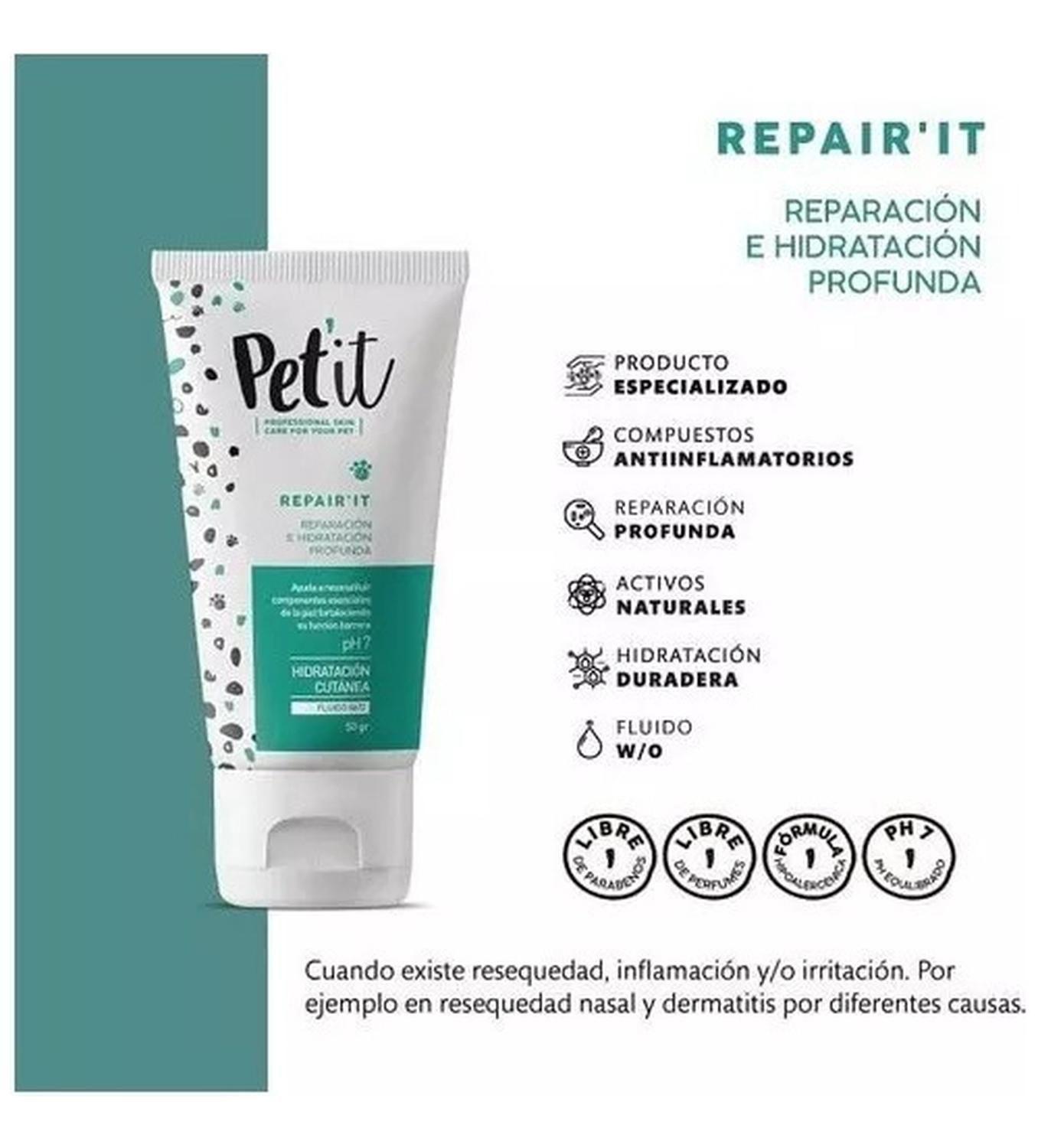 Pet'it Crema Hidratante Para Mascotas Con Piel Sensible-2