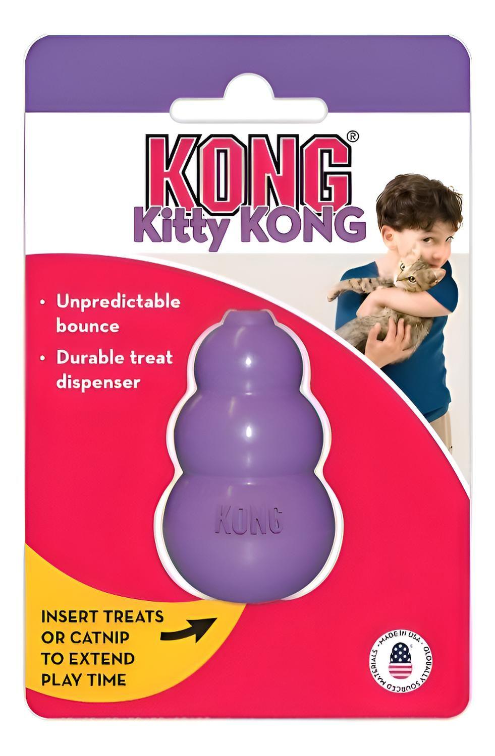 Juguete Kong Kitty Kong Para Gatos Rellenable Talla Única-0