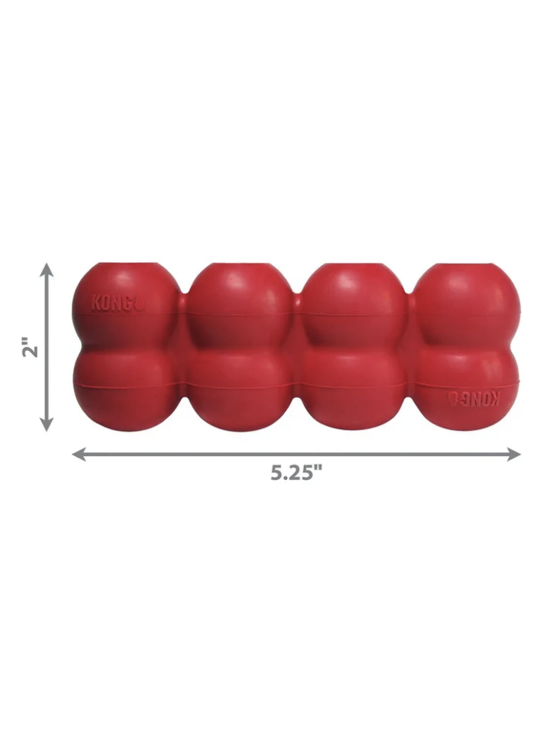 Juguete Rellenable Kong Goodie Ribbon Talla S Hasta 9 Kg - ROJO-1