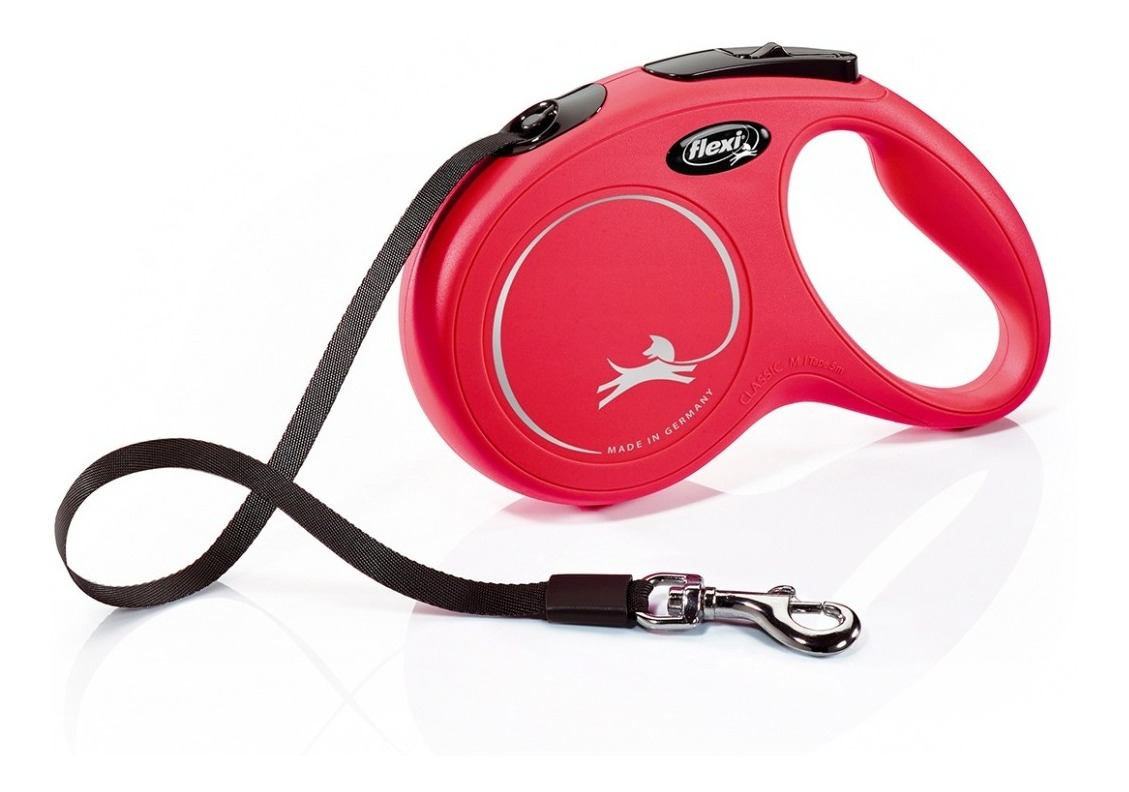 Correa Retráctil Flexi Classic Talla L Max. 50kg Para Perro - ROJO-2