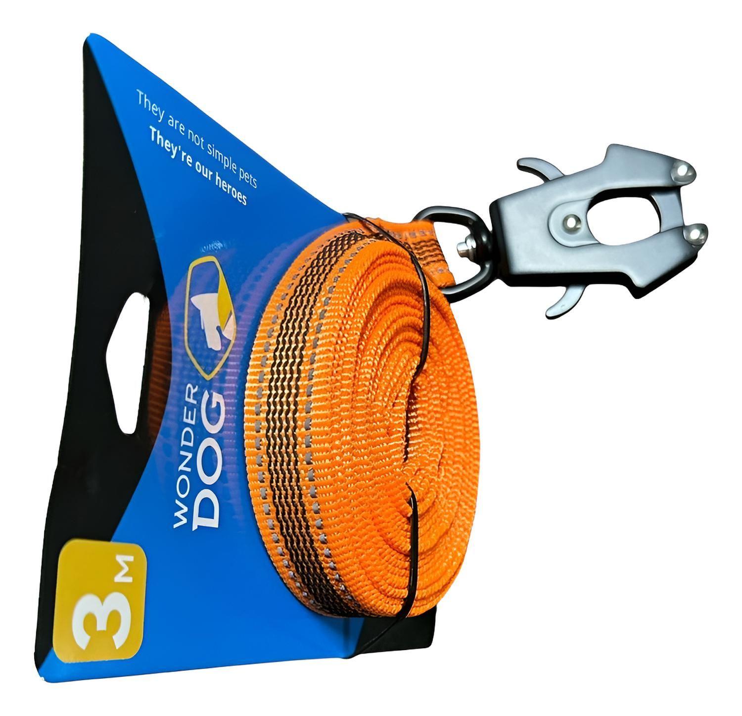 Wonder Dog Correa De Paseo Tactic Para Perros Reflectante 3m Naranja-2