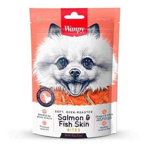 Snack Para Perros Wanpy 100% Natural Salmón 100g-0