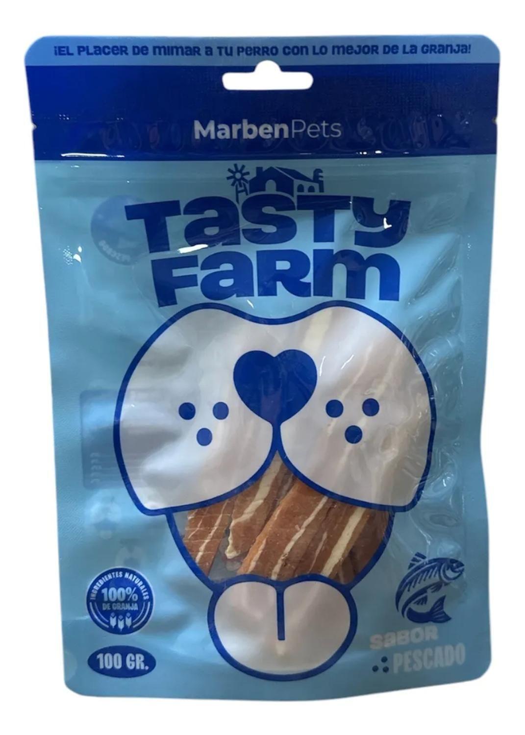 Pack X6 Snack Premium Seco Tasty Farm Para Perros 100g C/u-3