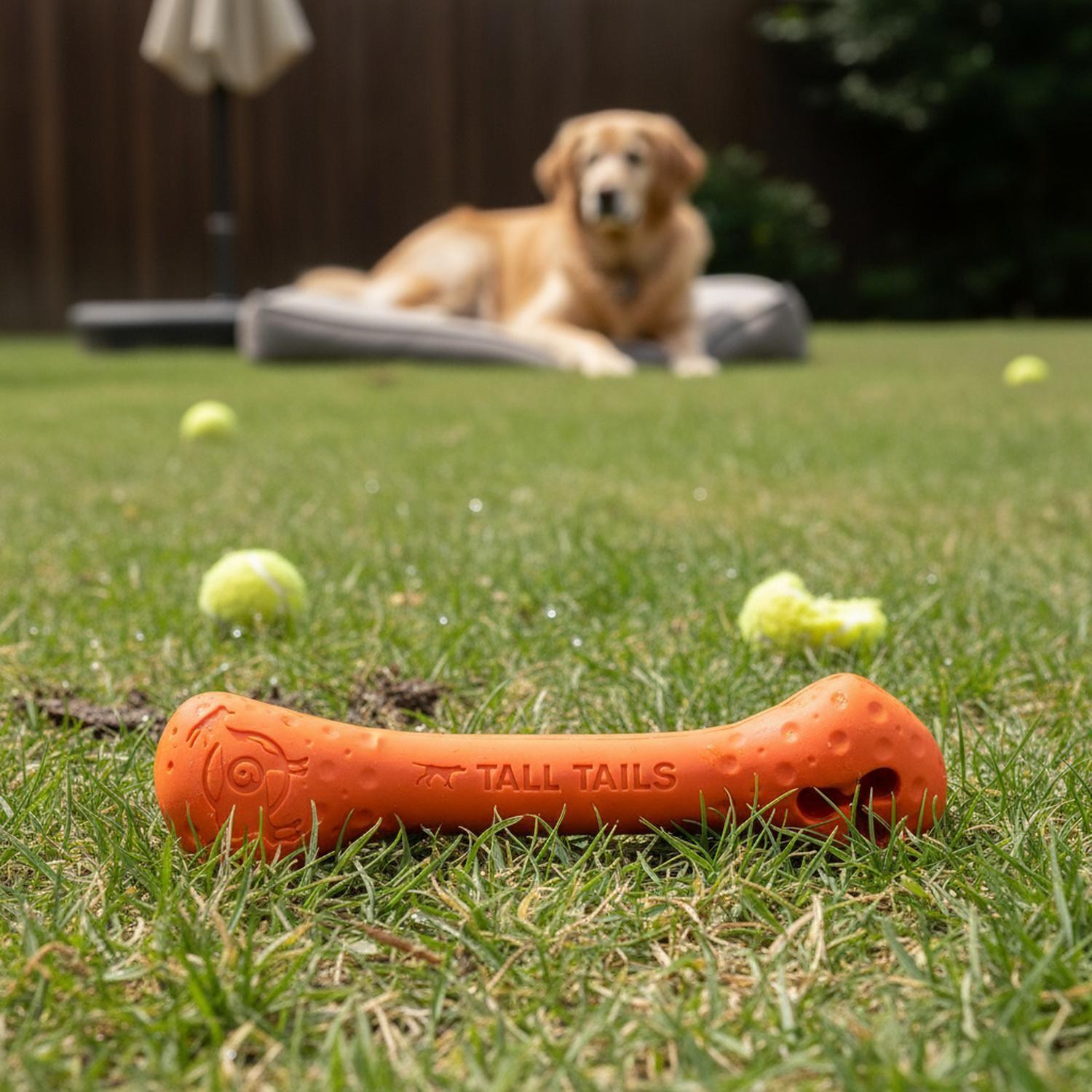 Tall Tails Hueso De Goma Natural Goat Juguete Para Perro M-7