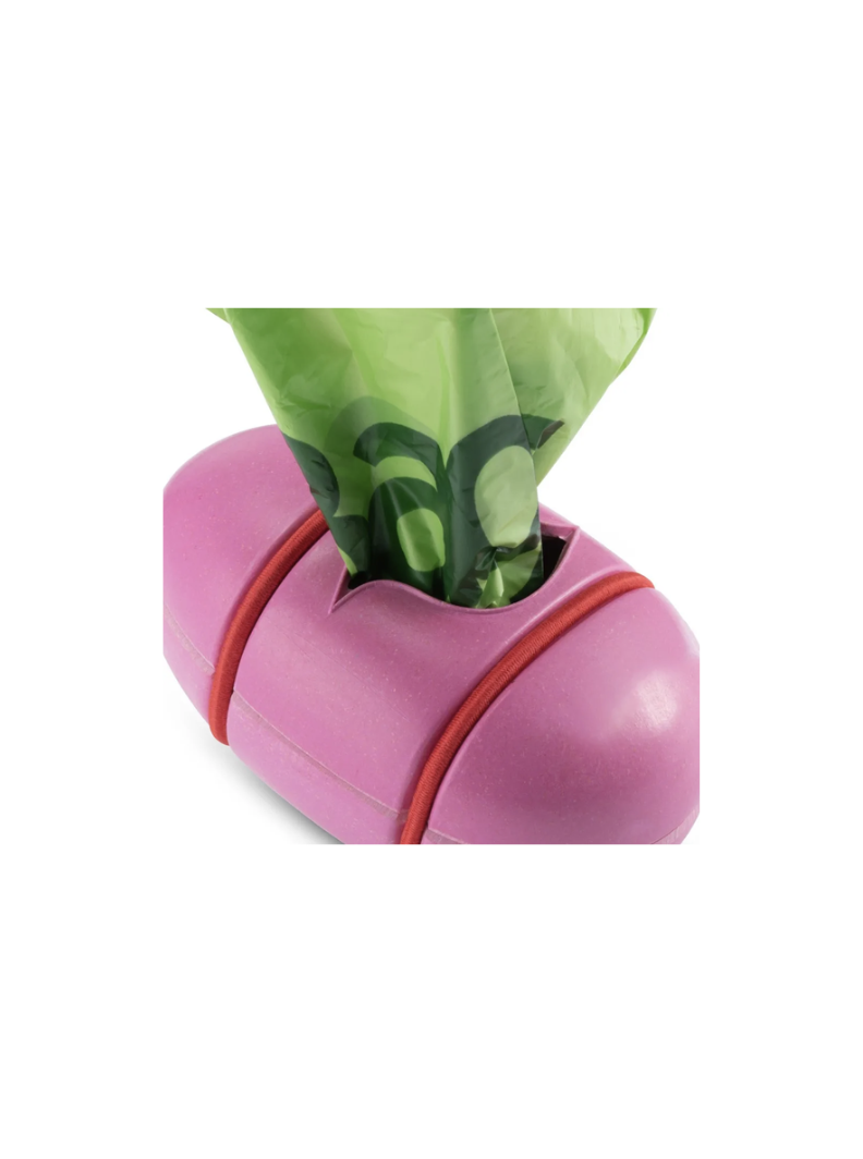 Beco Pocket Dispensador Porta Bolsas Para Paseo + 15 Bolsas - ROSADO-2