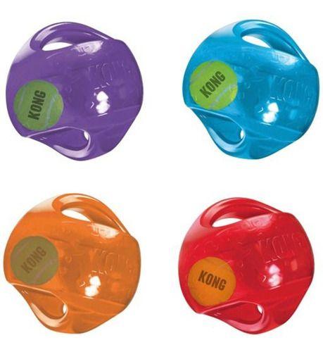 Pelota Jumbler Kong Para Mascotas - 14 Cm M/l Naranja-1
