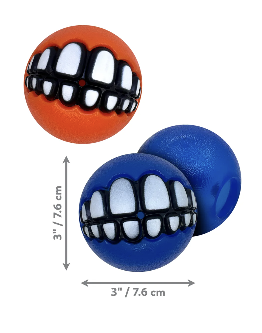 Pelotas Para Perros Kong Grinz By Rogz Ball X2 Talla L 7.6cm - SURTIDO-3
