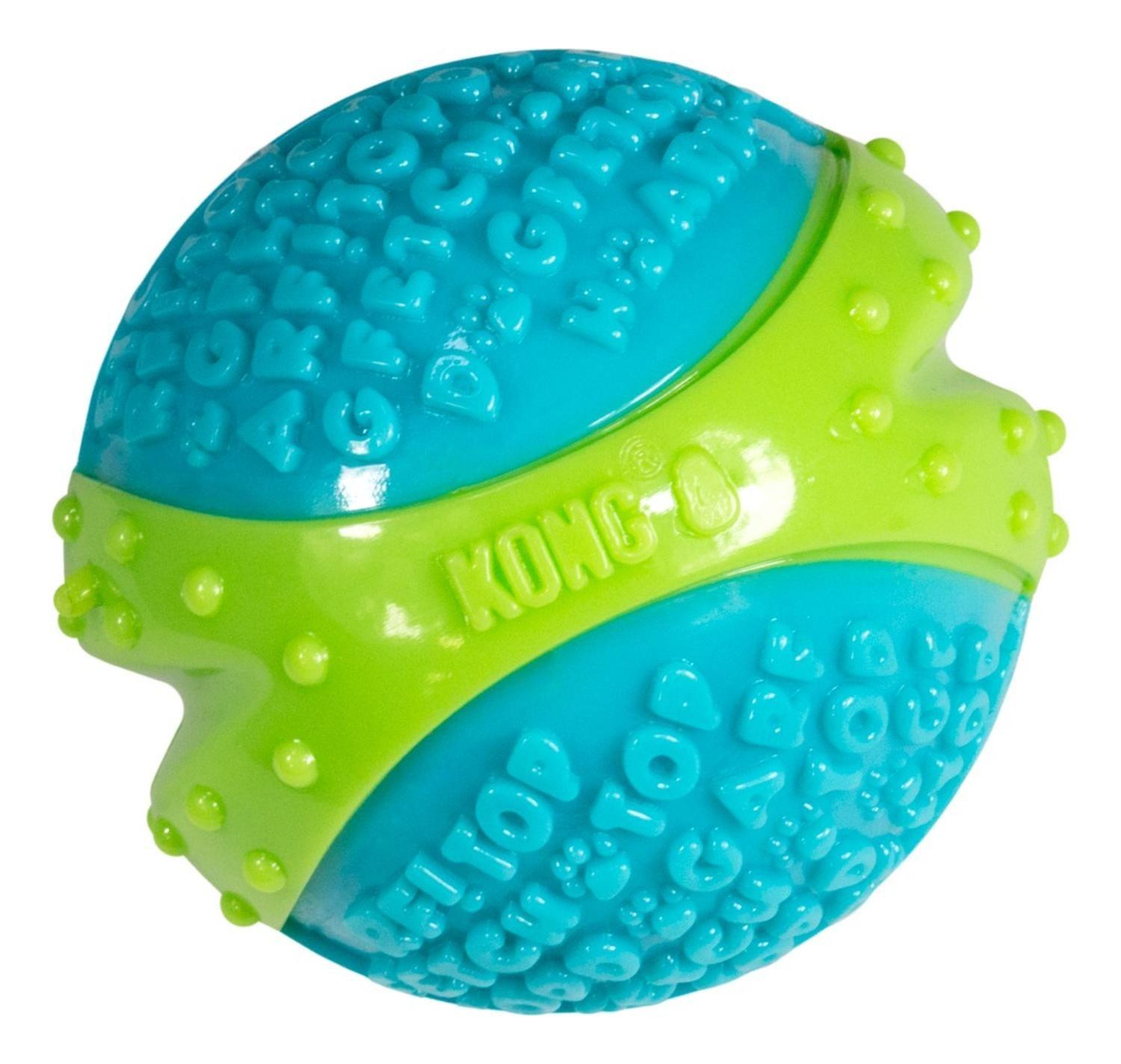 Kong Corestrength Ball L Pelota Juguete Dental Con Textura - VERDE/AZUL-2