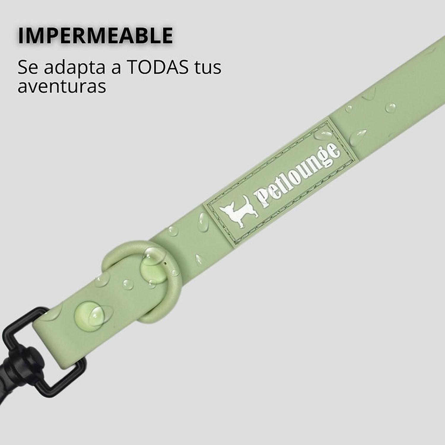 Petlounge Correa De Paseo Manos Libres Para Mascotas Perros - VERDE-5