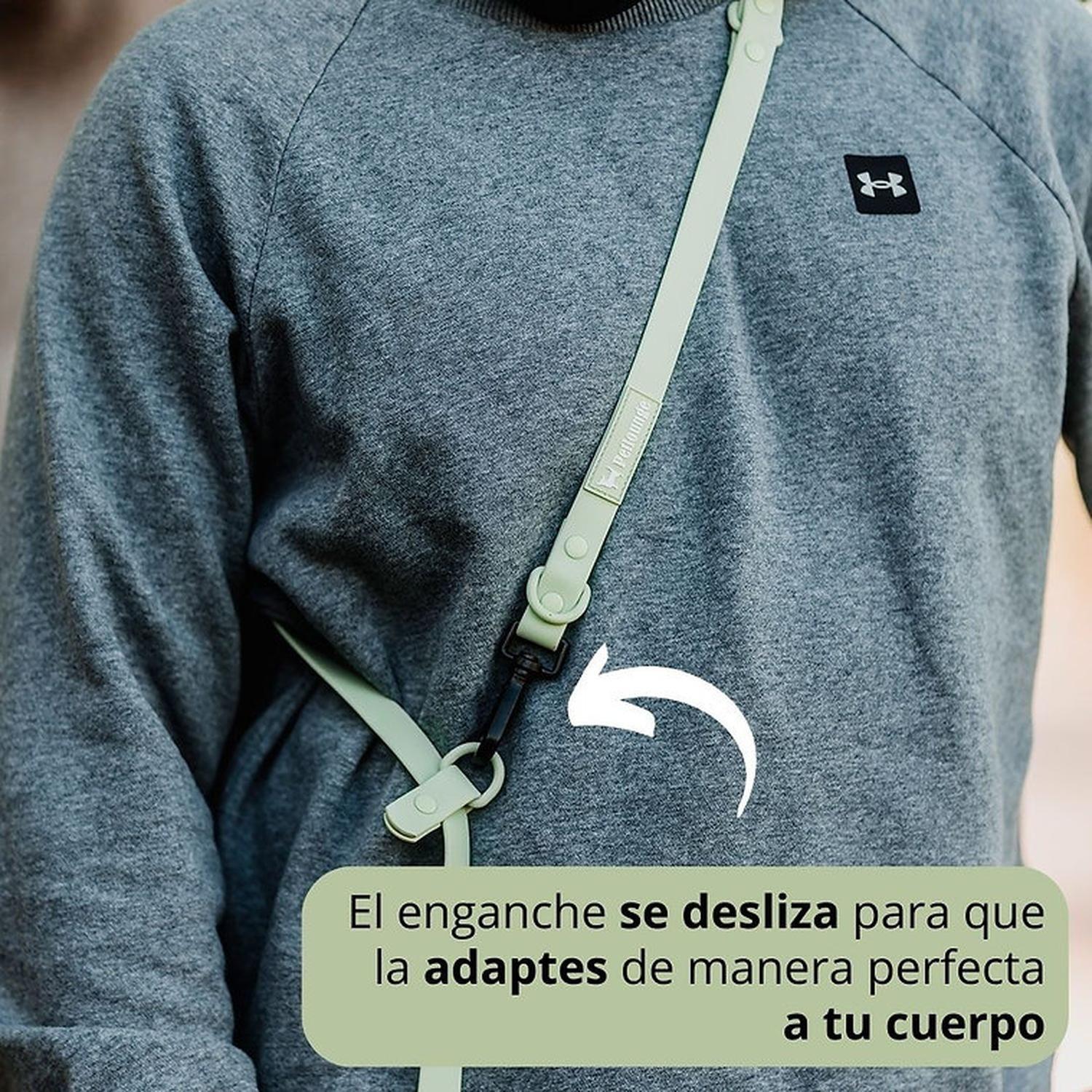 Petlounge Correa De Paseo Manos Libres Para Mascotas Perros - VERDE-6