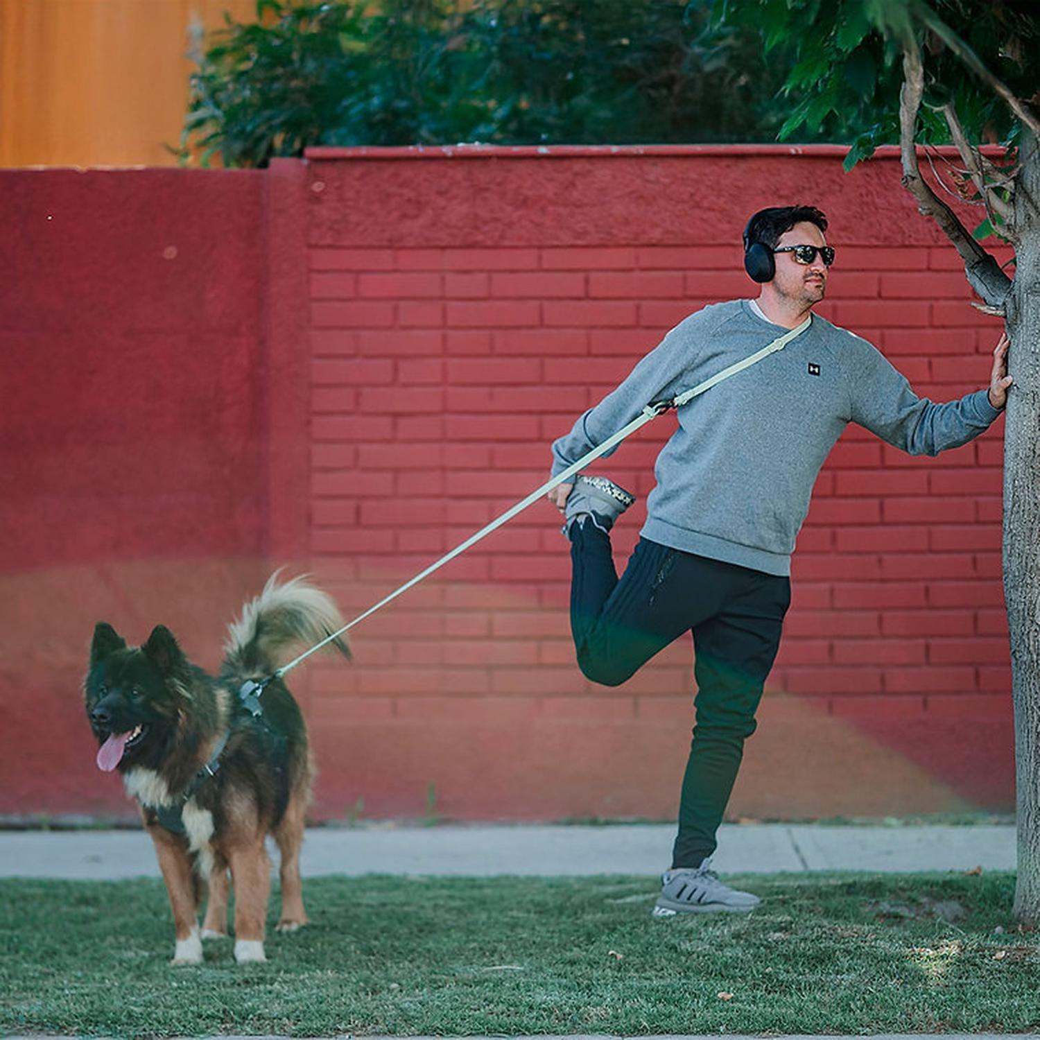 Petlounge Correa De Paseo Manos Libres Para Mascotas Perros - VERDE-7