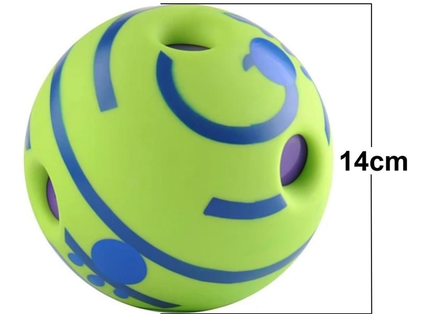Pelota Con Sonido Para Mascotas Perros Wobble Wag Giggle - VERDE-3
