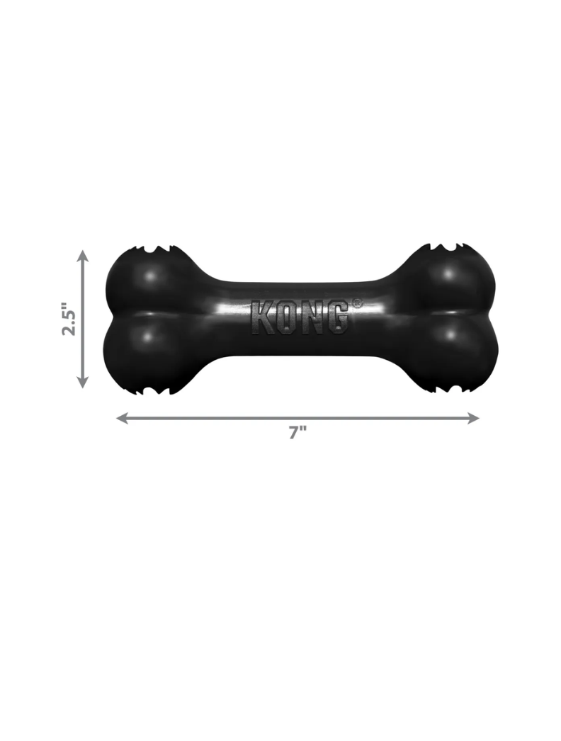Kong Extreme Goodie Bone Hueso Rellenable Para Perro Talla M - NEGRO-1