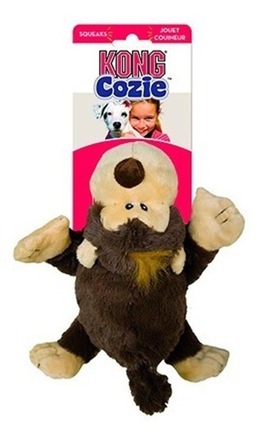 Juguete Para Perro Peluche Kong Cozie Squeaks Sonido Talla M - ELMER ELEFANTE-3