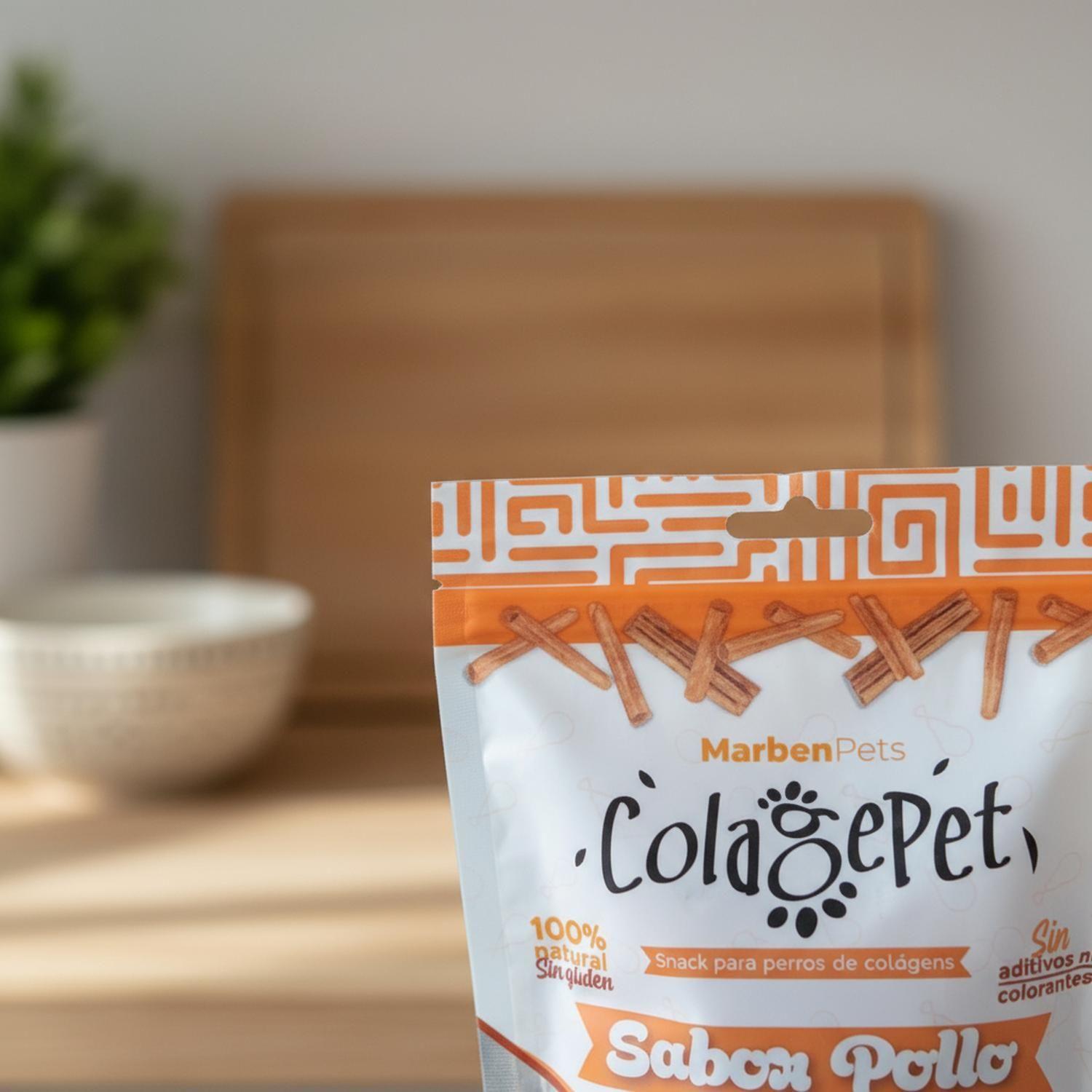 Colagepet Snack Para Perros 100% Natural Talla S Sabor Pollo-2