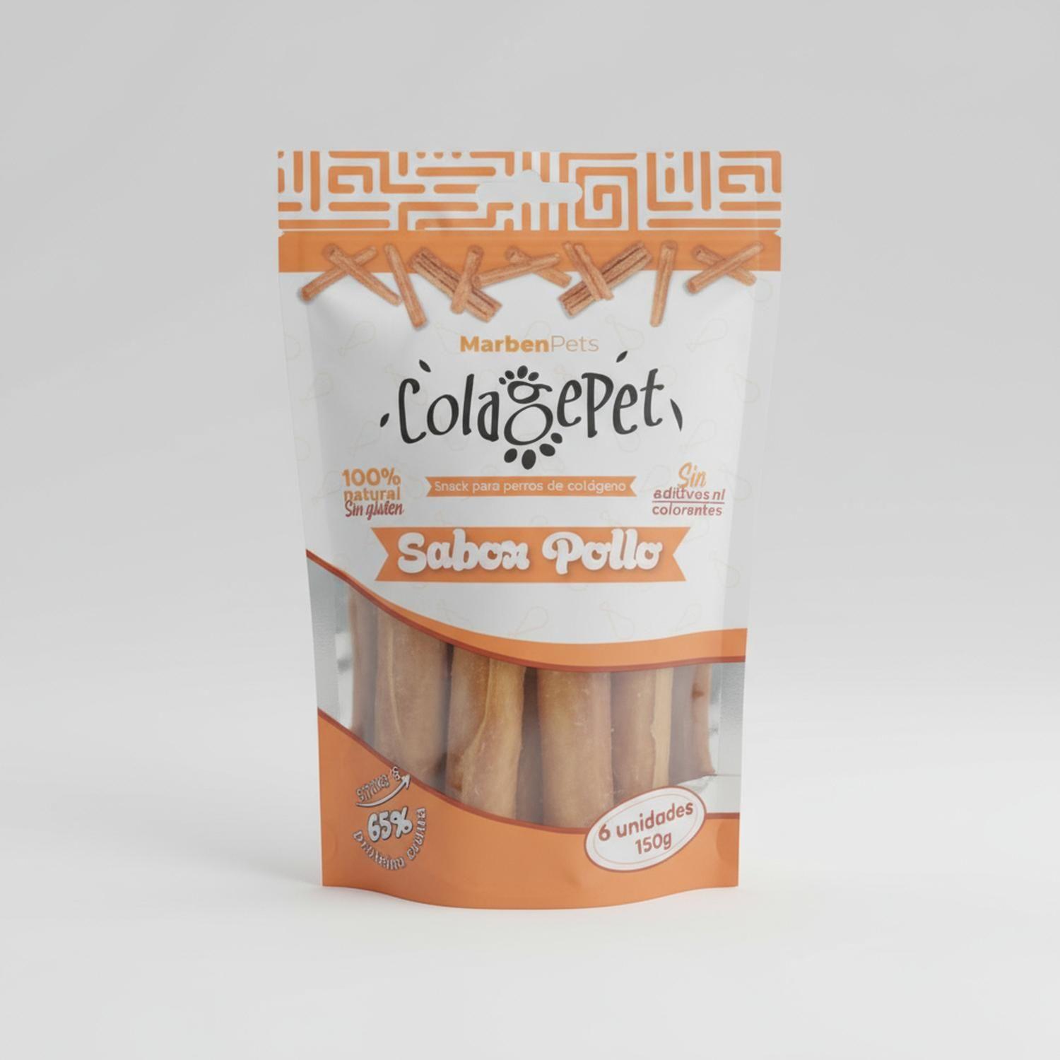 Colagepet Snack Para Perros 100% Natural Talla S Sabor Pollo-4