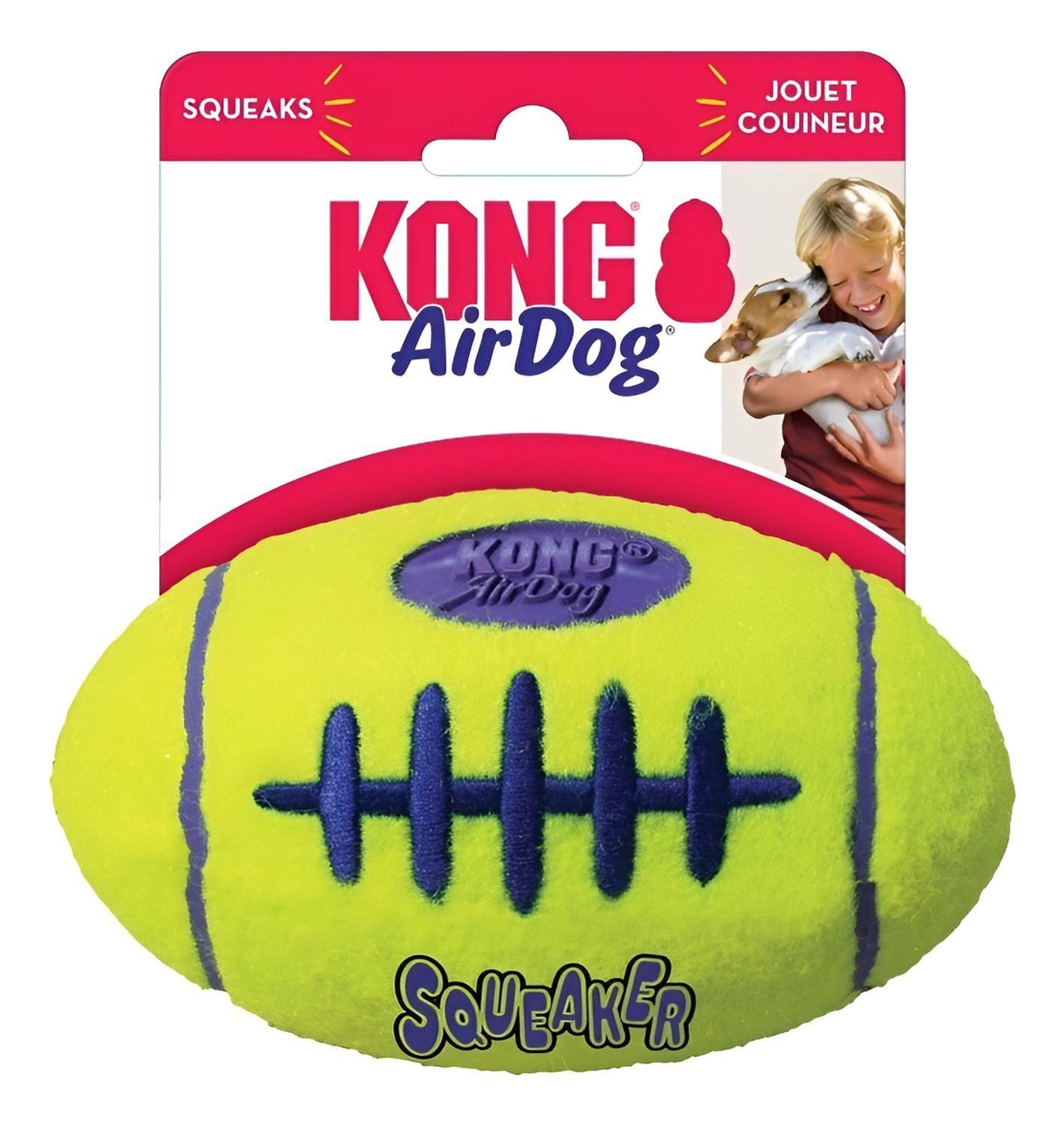 Juguete Para Perro Con Sonido Kong Air Dog Football Rugby M-0