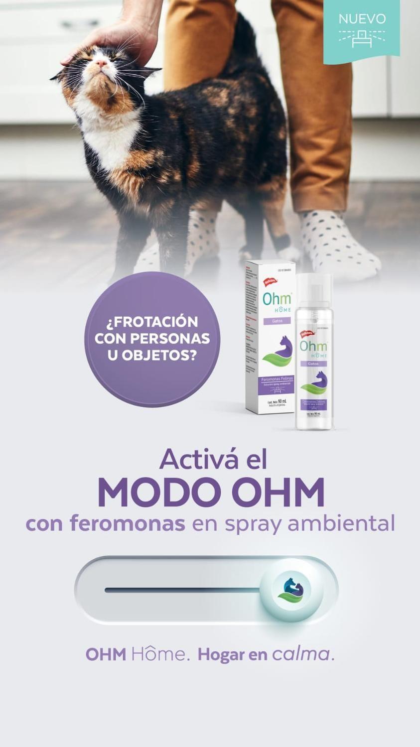 Ohm Home Feromonas En Spray Para Gatos 90 Ml-1