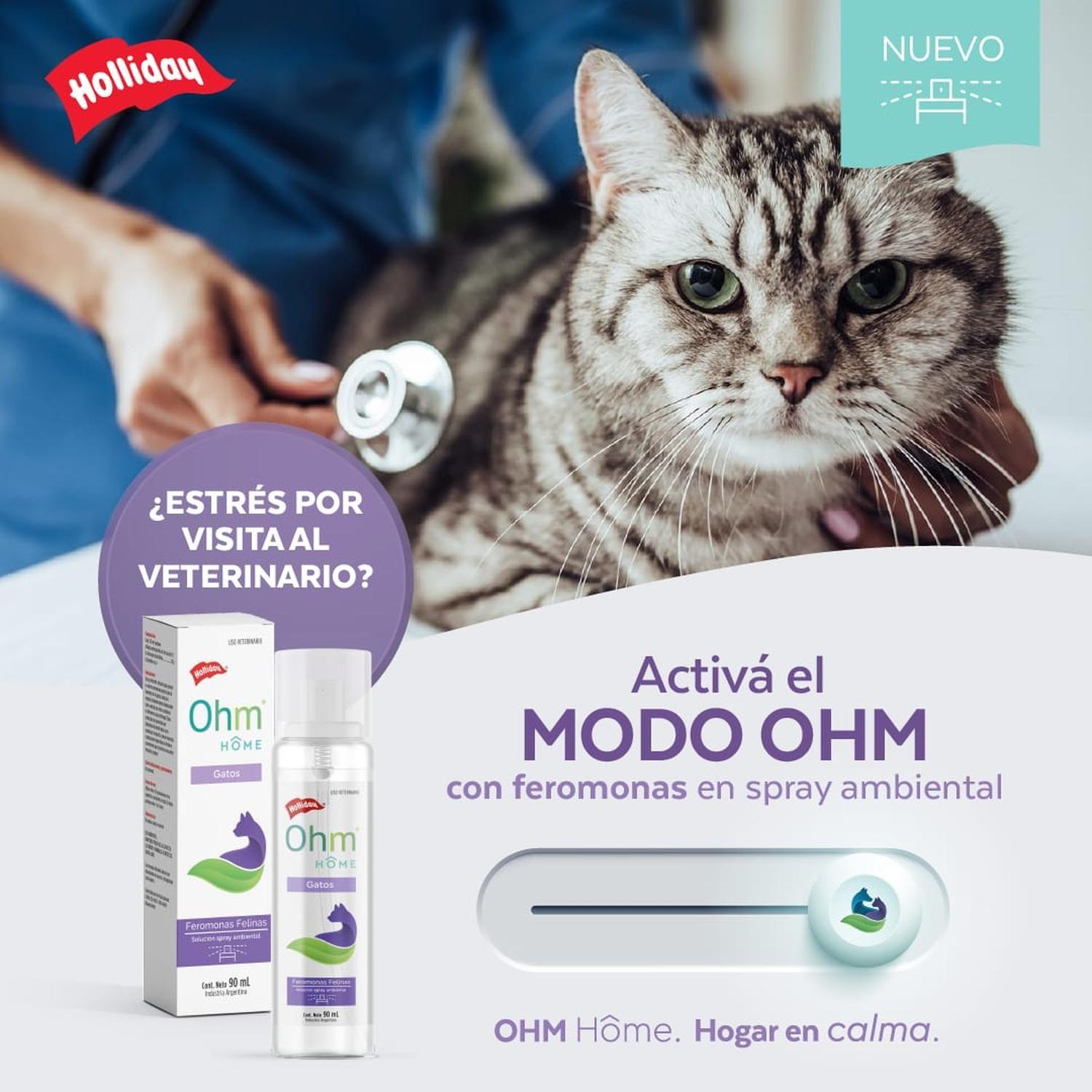 Ohm Home Feromonas En Spray Para Gatos 90 Ml-2