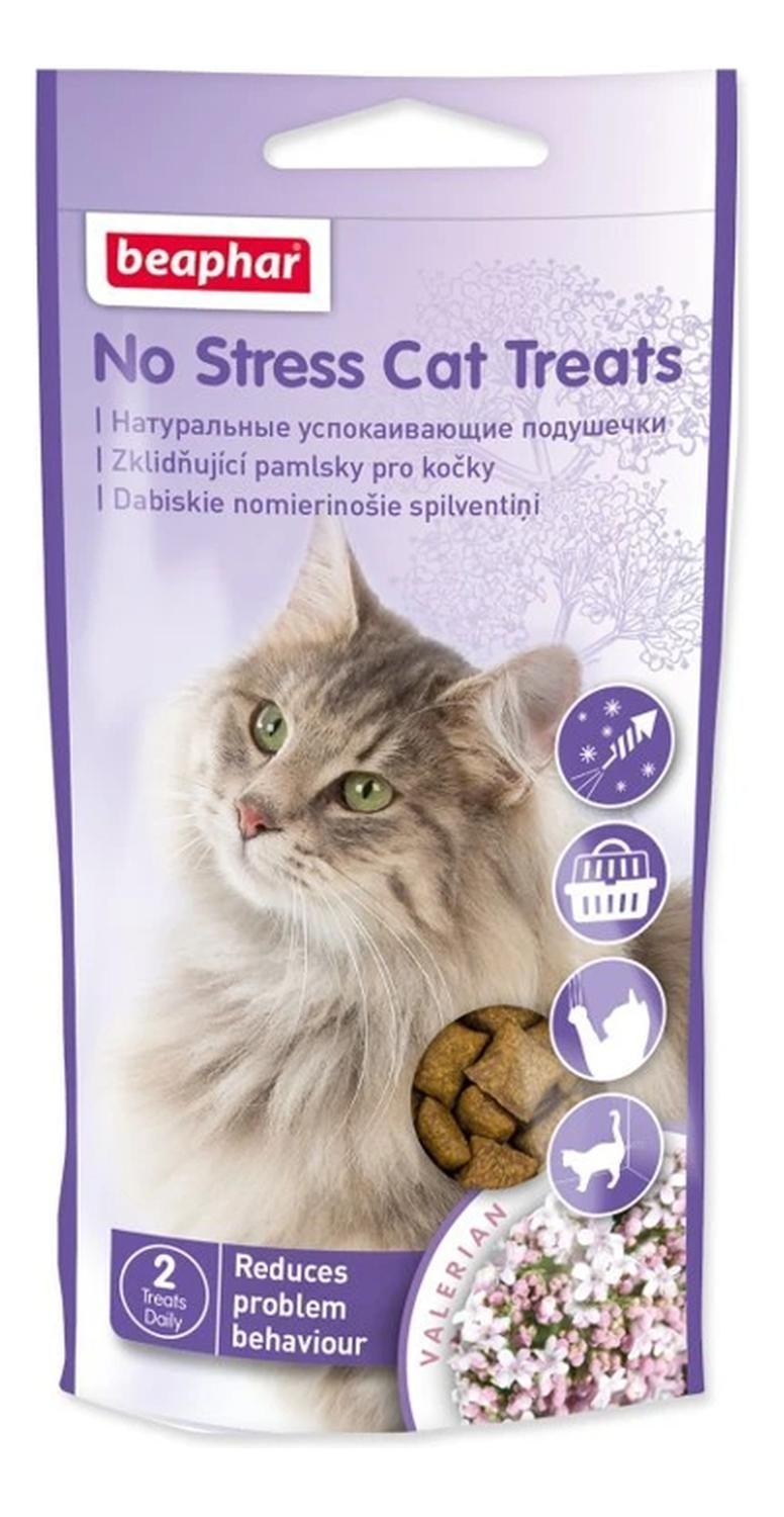 Snack Galletas Calming Para Gato Anti Estres Sabor Carne 35g-2