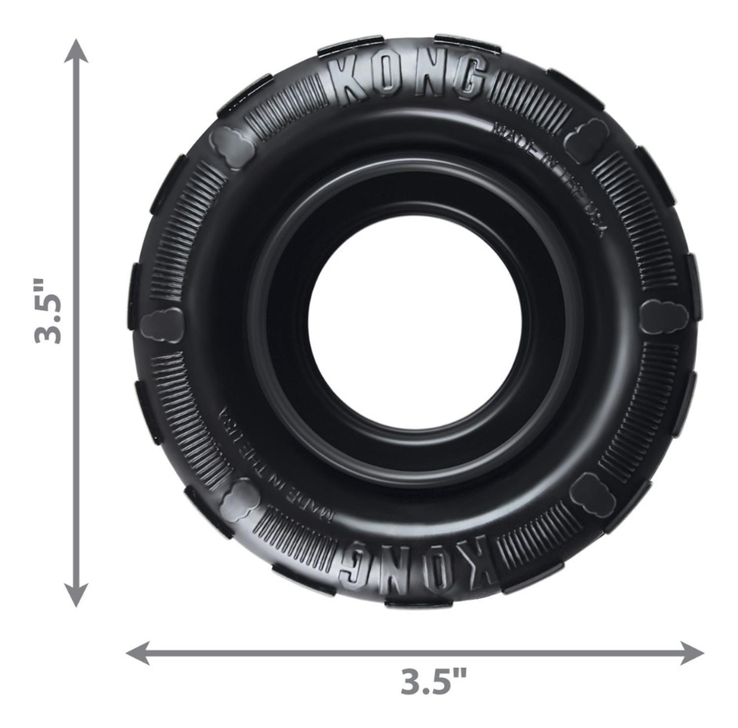 Kong Extreme Tires Juguete Caucho Para Perro Talla S - NEGRO-2