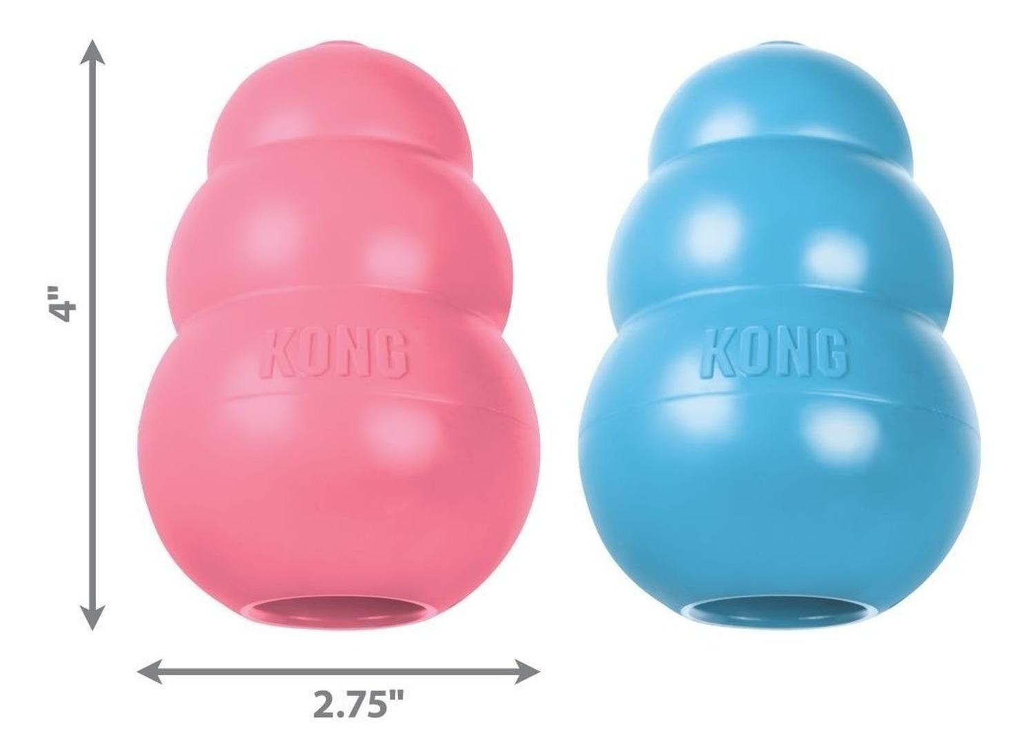 Juguete Kong Puppy Para Perros Cachorros Talla L 13-30 Kg - ROSADO-3