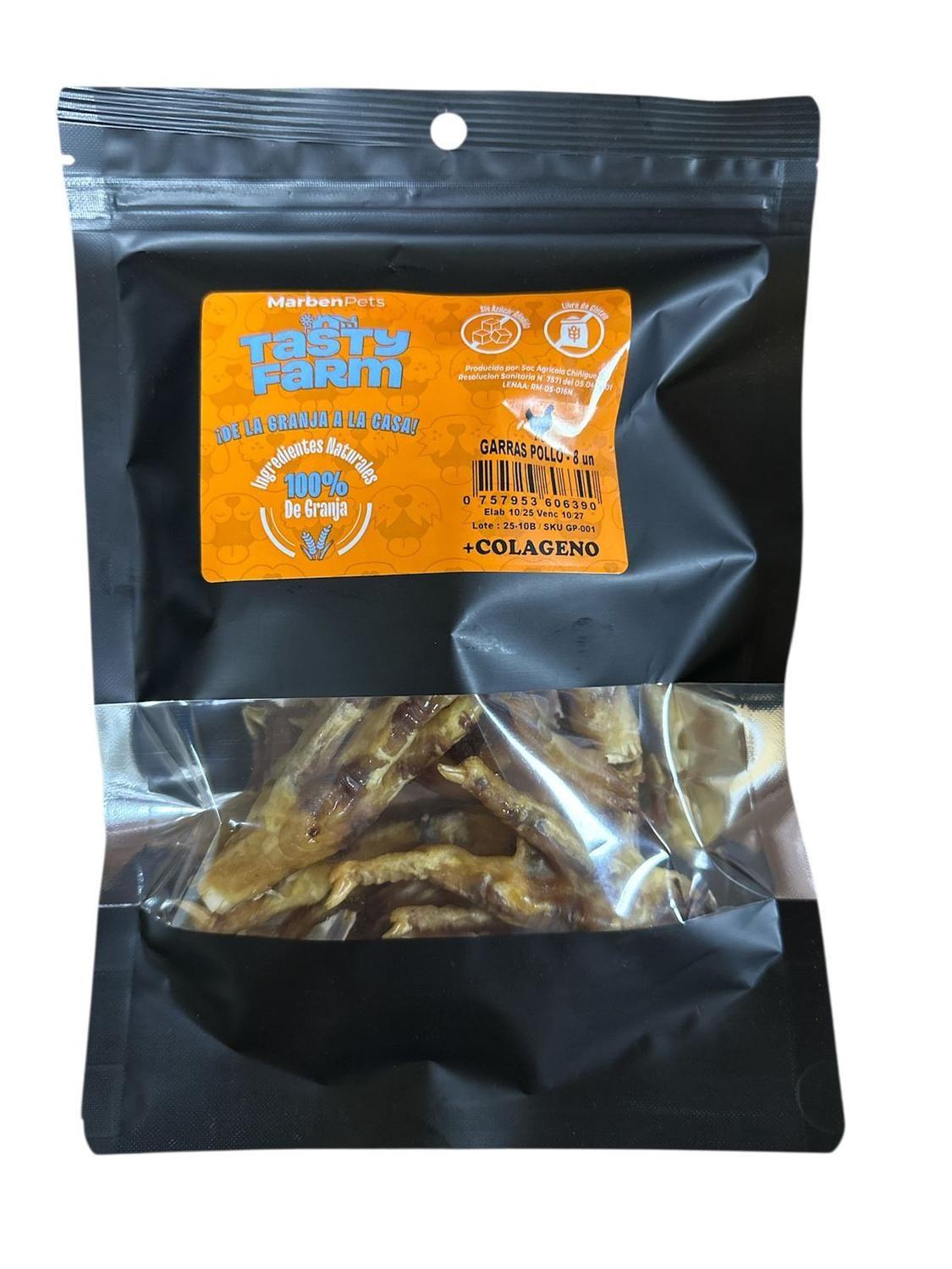 Garras Patache Patas De Pollo Deshidratadas 100% Natural 8u.-7