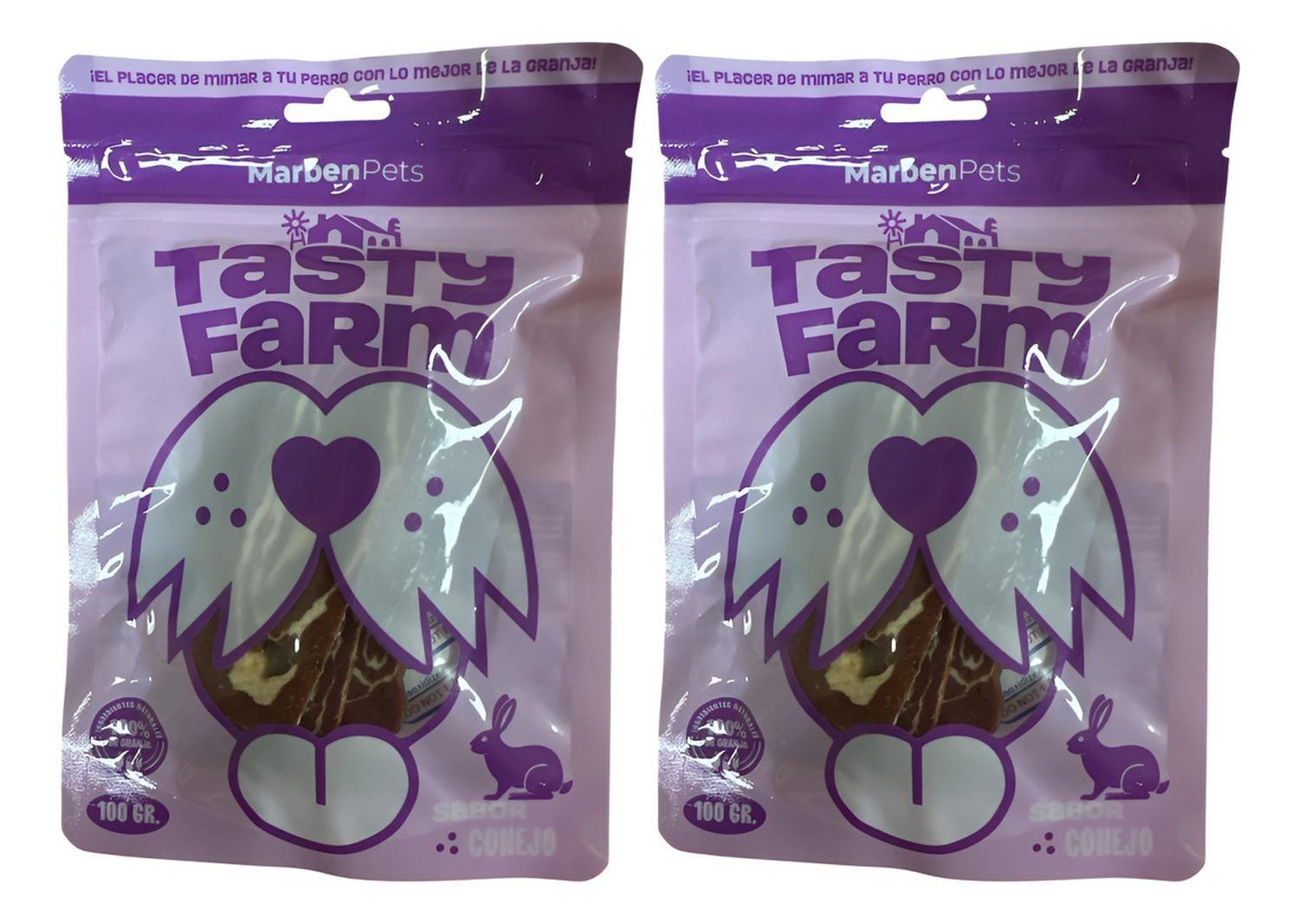 Snack Premium Seco Tasty Farm Para Perros 100g - Pack 2-1