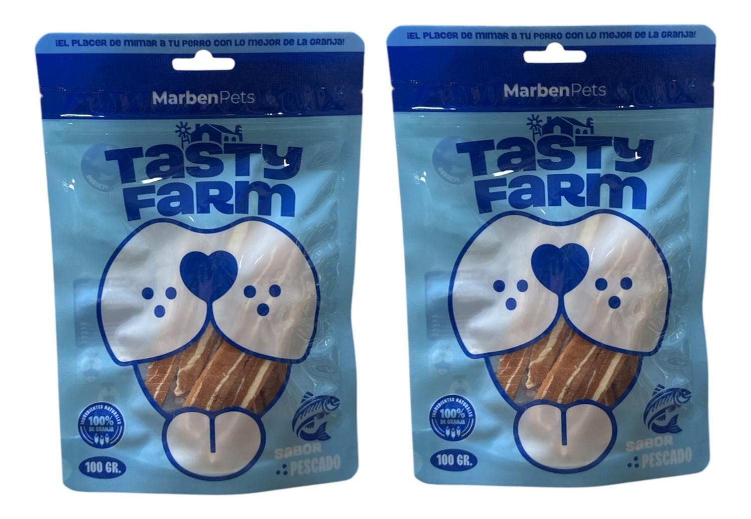 Snack Premium Seco Tasty Farm Para Perros 100g - Pack 2-2