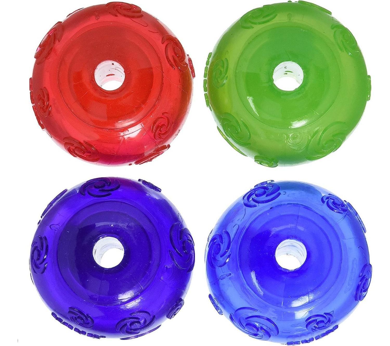 Juguete Pelota Para Perro Kong Squeezz Ball Talla M - VERDE-5