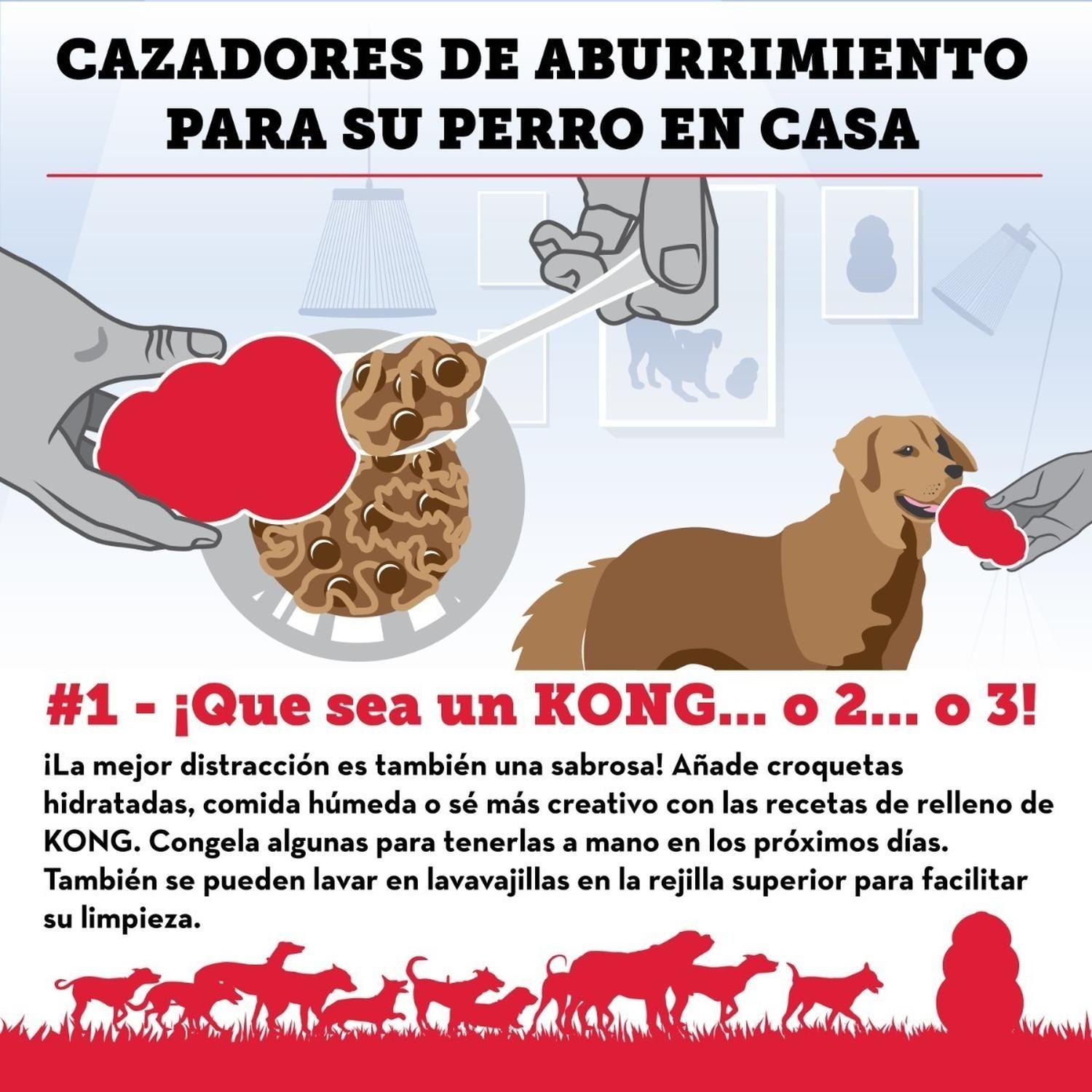 Juguete Kong Extreme Para Mascotas Perros Talla S Hasta 9 Kg - NEGRO-3