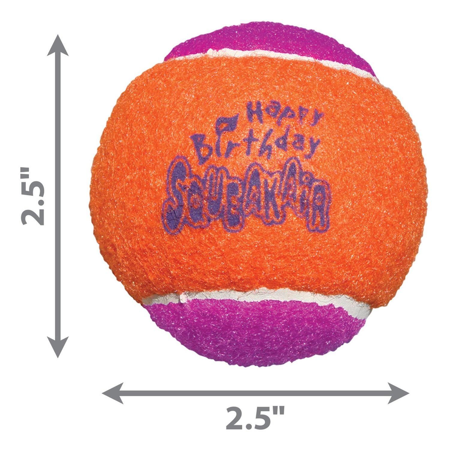 Pelotas Para Perro Kong Birthday Feliz Cumpleaños Talla M X3 Multicolor-2