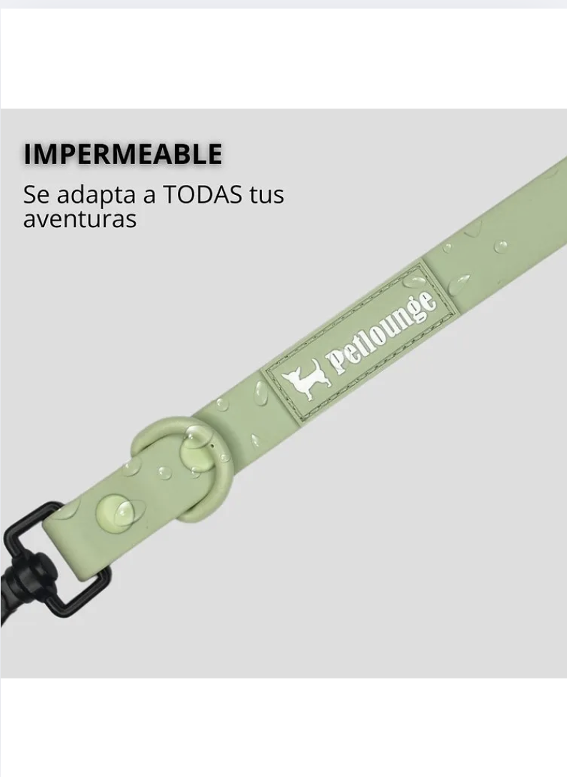 Petlounge Correa De Paseo Manos Libres Para Mascotas Perros - VERDE-4