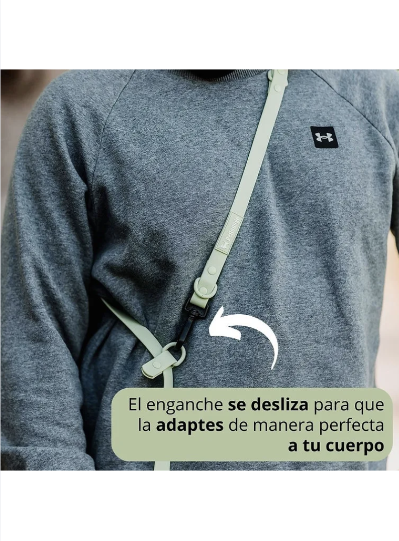 Petlounge Correa De Paseo Manos Libres Para Mascotas Perros - VERDE-5