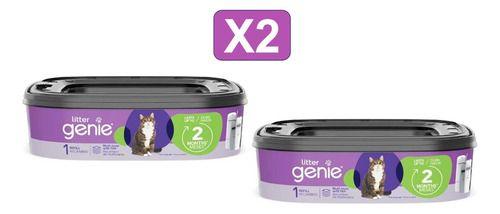 X2 Bolsas De Recarga Higiénica Repuesto Litter Genie Refill-2