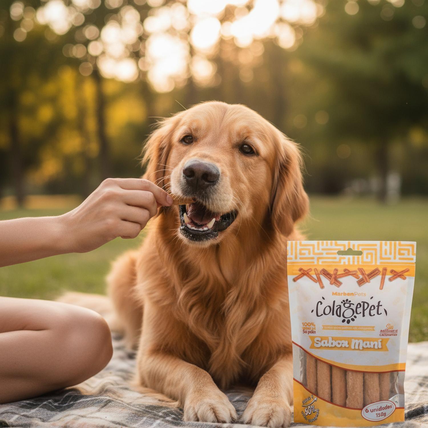 Colagepet Snack Para Perros 100% Natural Talla S Sabor Maní-2