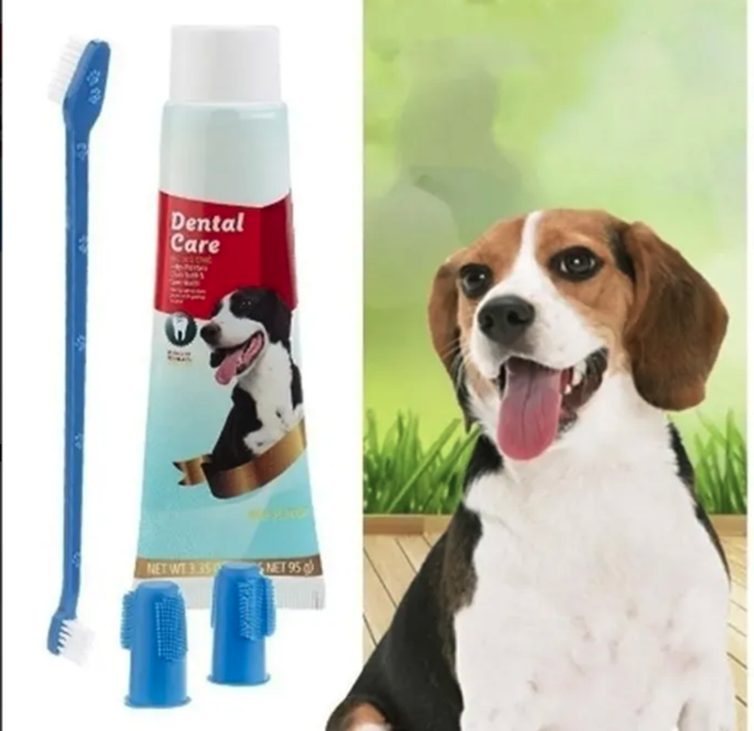 Cepillos Y Pasta De Dientes Para Mascotas Crema Dental Res-2