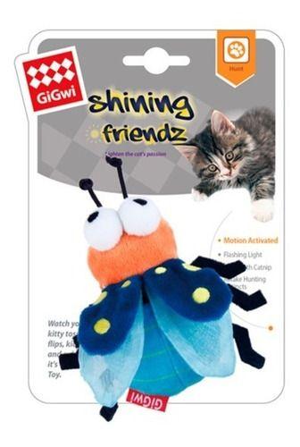 Shining Friendz Luciérnaga Con Luz Y Catnip Para Gatos Gigwi-3