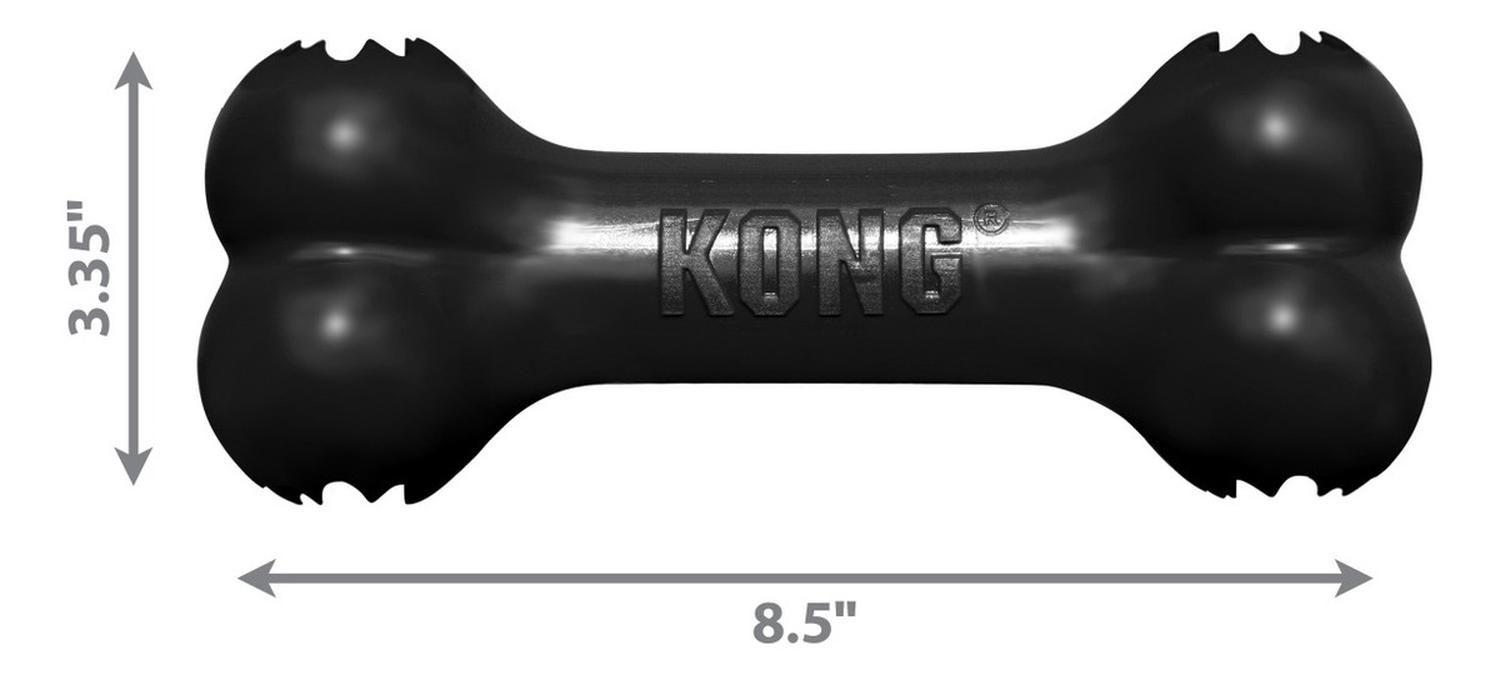 Kong Extreme Goodie Bone Hueso Rellenable Para Perro Talla L - NEGRO-2