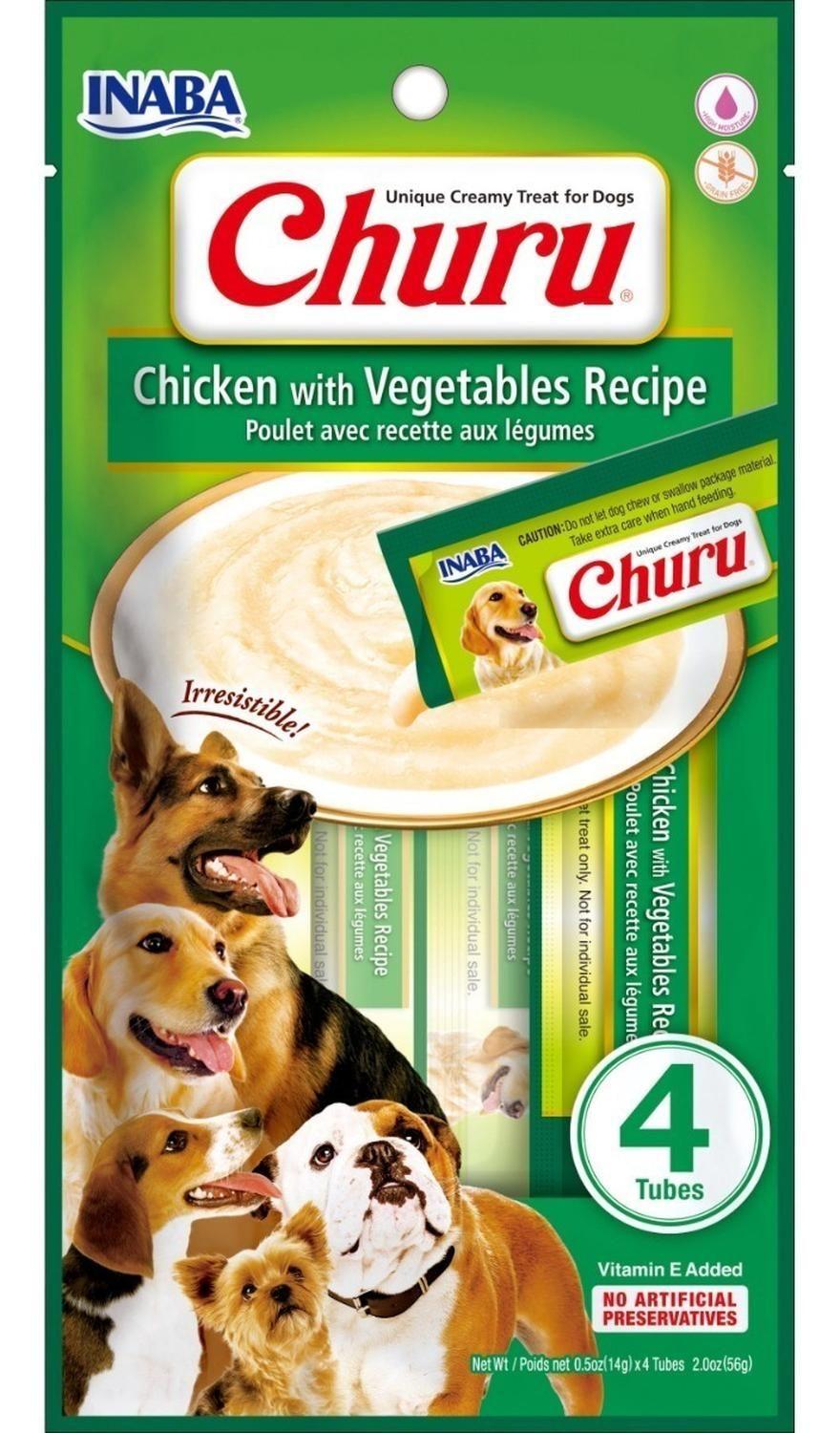 Churu Snack Para Mascotas Perros Premios 20 Tubos 14g C/u-2