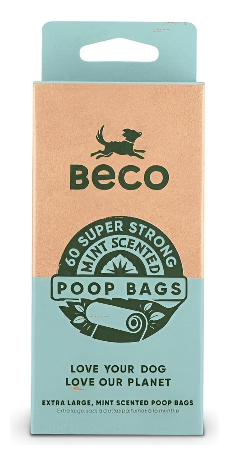Beco Pack 4 Rollos Bolsas Biodegradables Olor Menta 60u-0