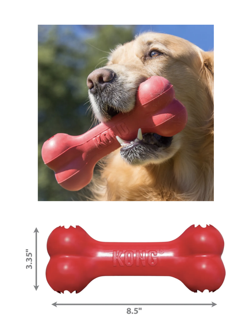 Kong Goodie Bone Hueso Rellenable Juguete Para Perro Talla L - ROJO-2
