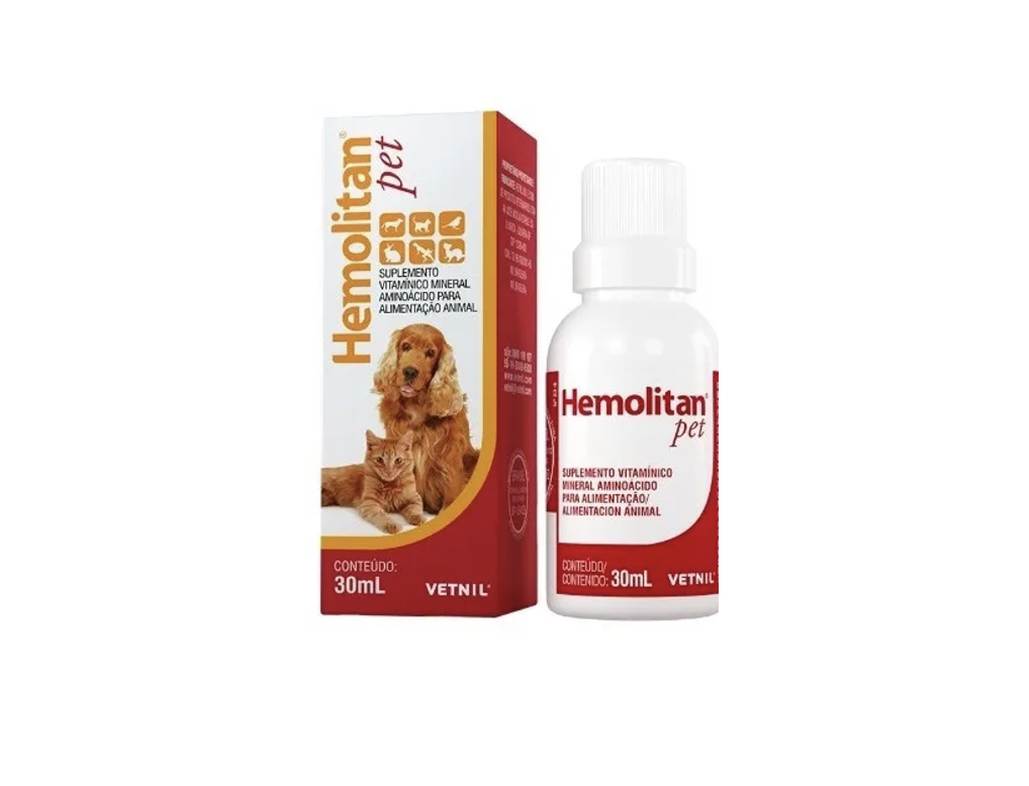 Hemolitan Pet Oral Multivitamínico Para Perros Y Gatos 30 Ml-2