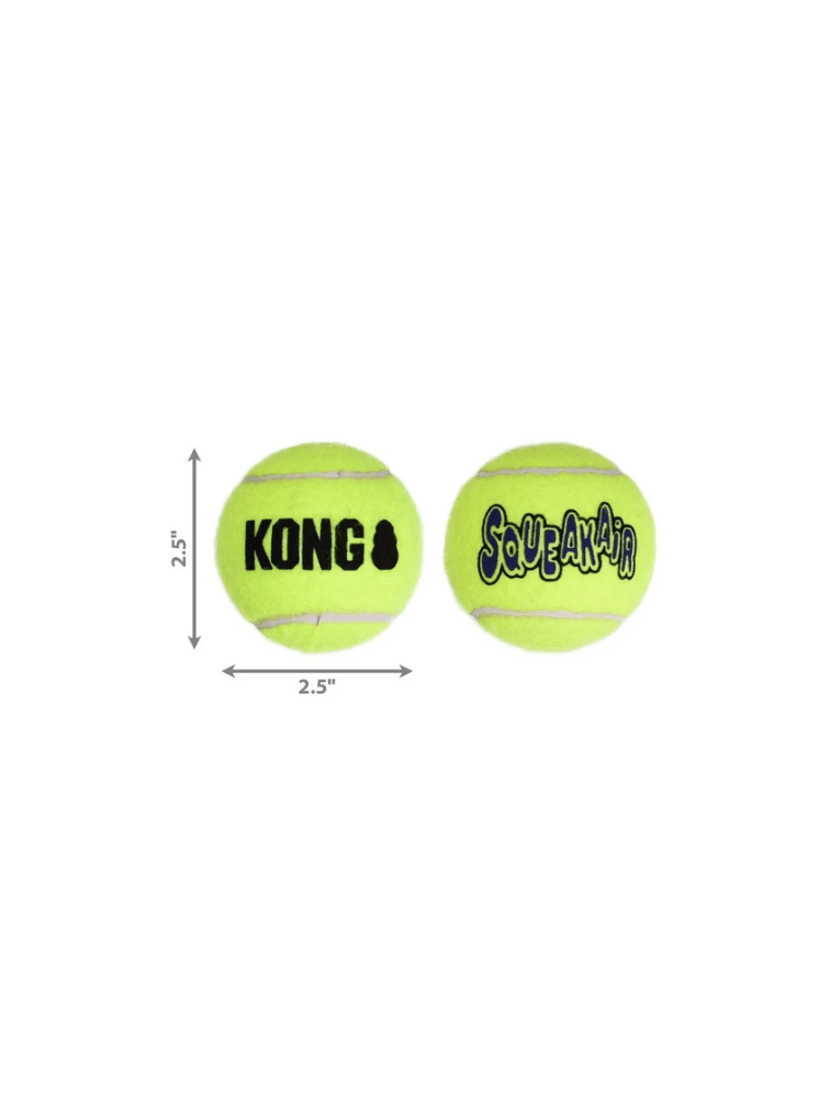 Pelota Para Perro Kong Ball Squeak Air Talla M 6 Unidades - AMARILLO-1