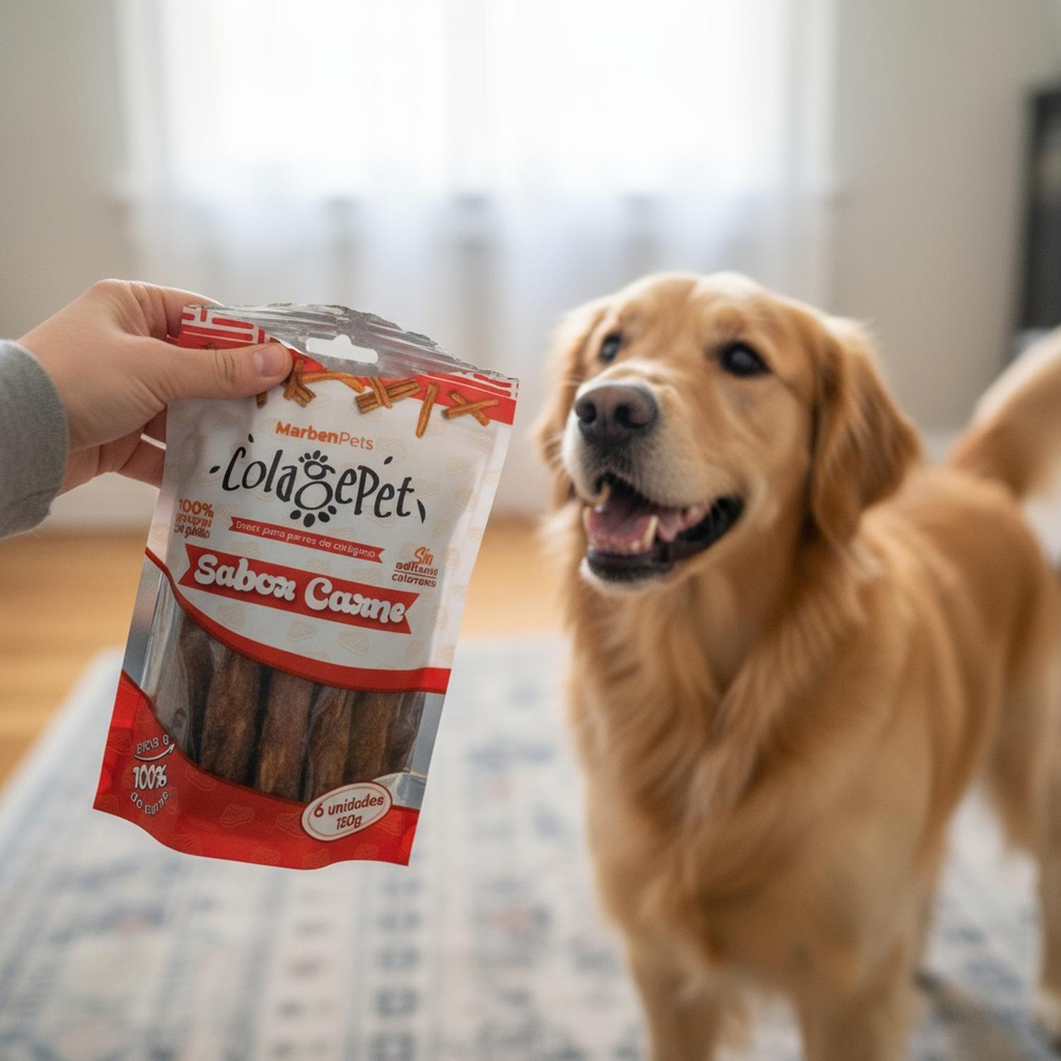 Colagepet Snack Para Perros 100% Natural Talla S Sabor Carne-3
