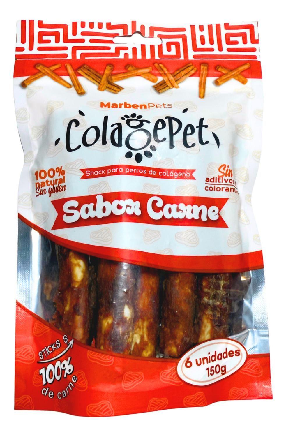 Colagepet Snack Para Perros 100% Natural Talla S Sabor Carne-5