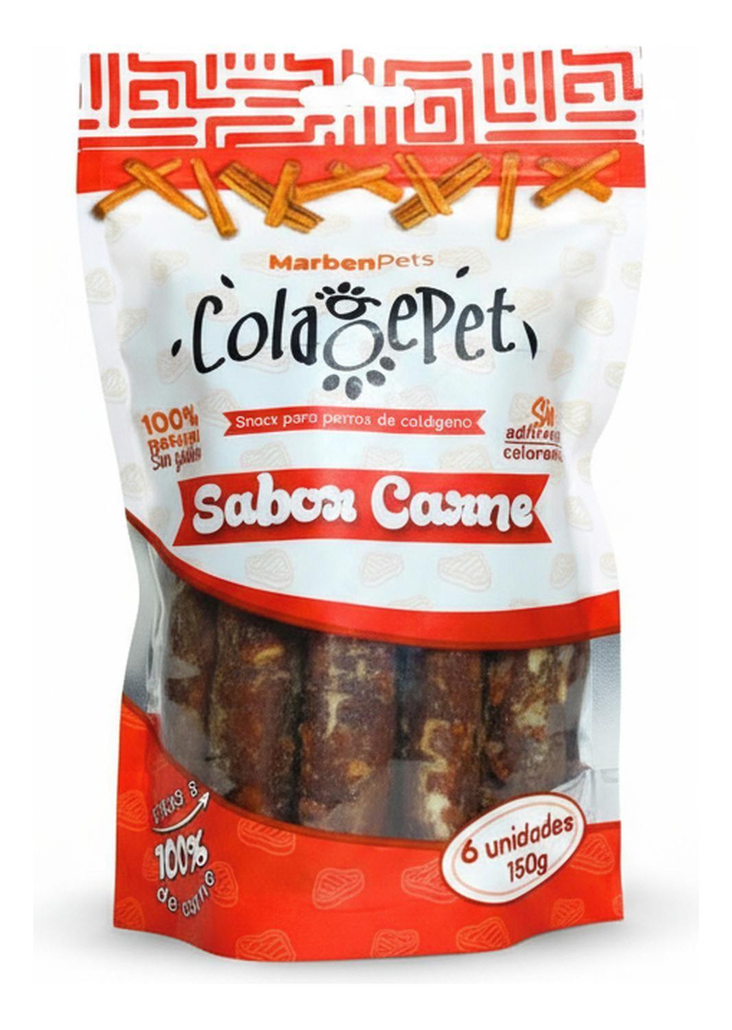 Colagepet Snack Para Perros 100% Natural Talla S Sabor Carne-2