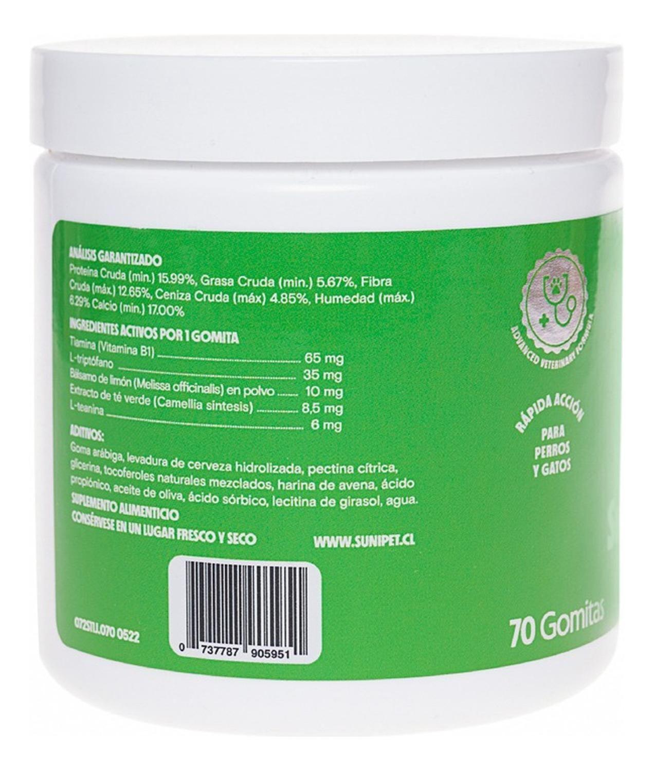 Sunicalm Suplemento Natural Para Mascotas Perros Gatos 105g-6