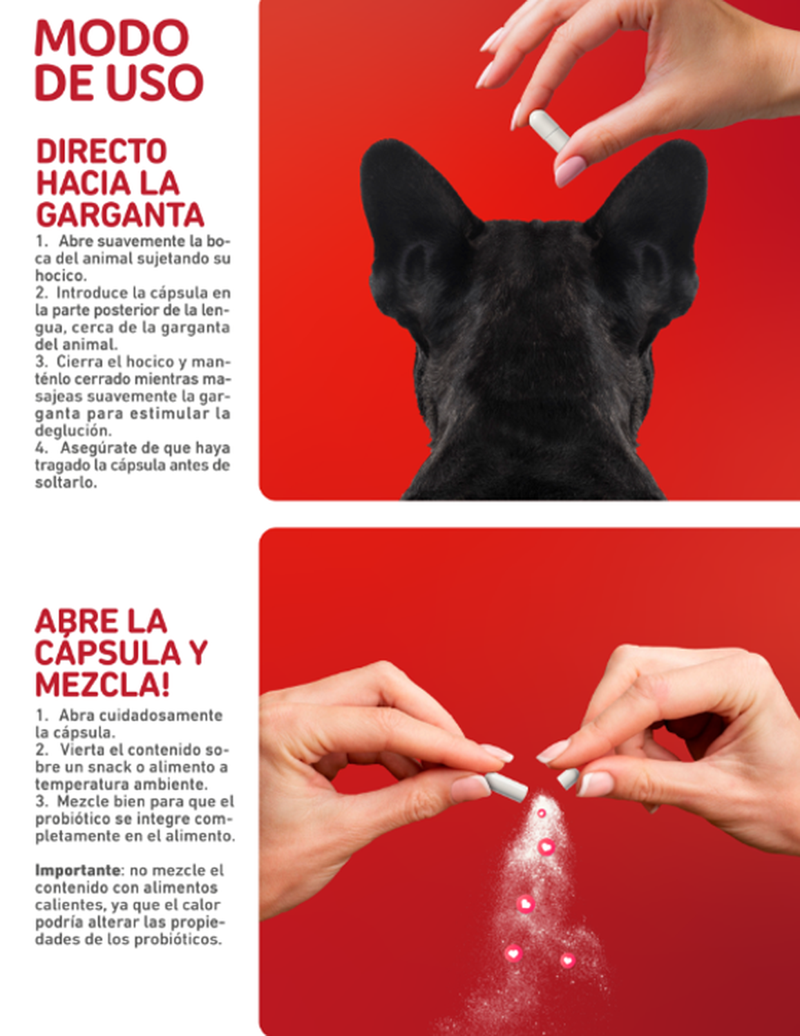X3 Sachet Nup Pets Pro Caps Power Gastric Perro Gato-3